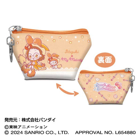 『おジャ魔女どれみ×サンリオキャラクターズ』イヤフォンポーチ  02 はづき×マイメロディ